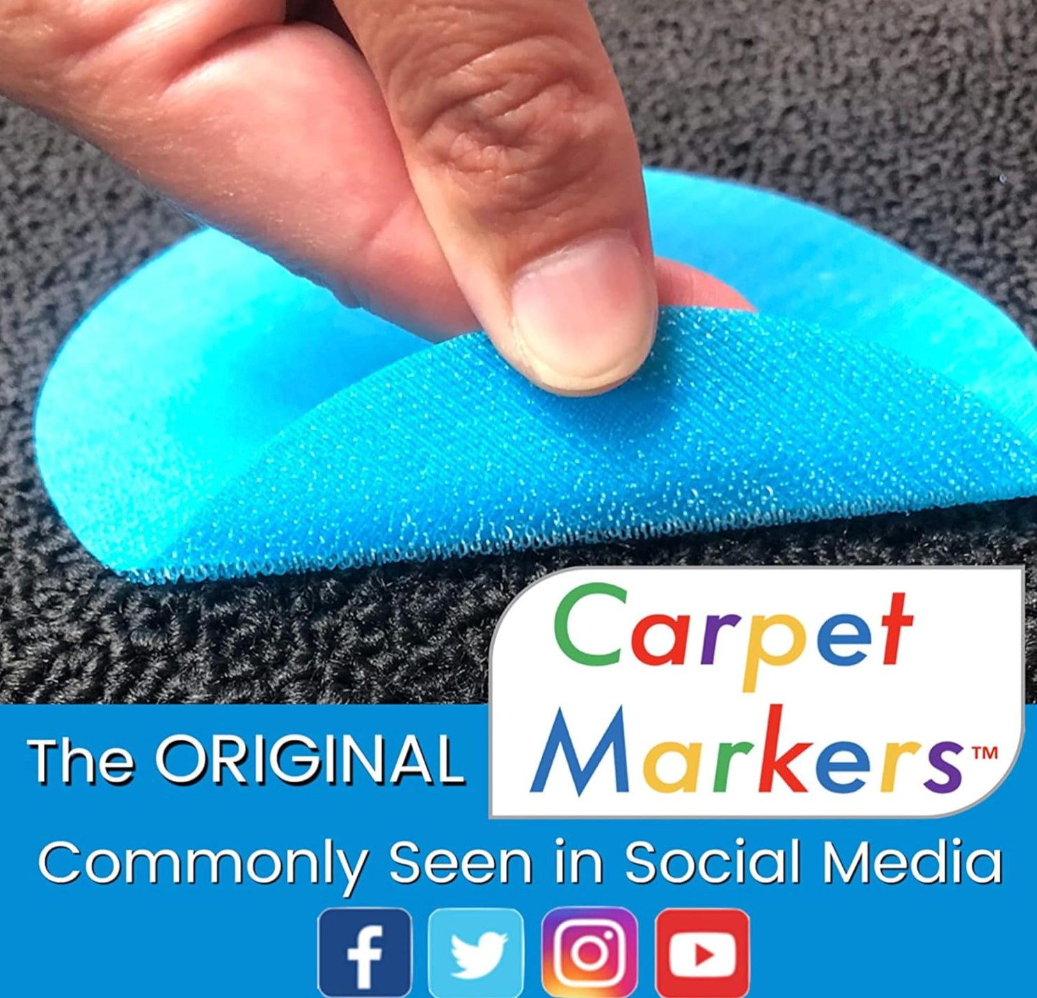 Carpet Markers 30 PACK GOLD STARS w/ BONUS PERMANENT MARKER