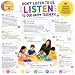 Large 12 Inch Table Dots Dry Erase Circles Spots for Classroom Teachers  | 10 Pack | 5 Colorful Stickers | Removable Desktop Whiteboard White Board Tabletop Must Have