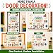 Hello Hallway Classroom Door Decorations for Teachers, Back to School | Reusable Peel &amp; Stick Door &amp; Whiteboard Decor Kit | Preschool Pre-K Kindergarten Classroom Decor | Teacher Supplies