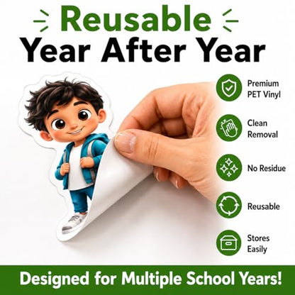 Hello Hallway Classroom Door Decorations for Teachers, Back to School | Reusable Peel &amp; Stick Door &amp; Whiteboard Decor Kit | Preschool Pre-K Kindergarten Classroom Decor | Teacher Supplies
