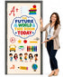 Hello Hallway Classroom Door Decorations for Teachers, Back to School | Reusable Peel & Stick Door & Whiteboard Decor Kit | Preschool Pre-K Kindergarten Classroom Decor | Teacher Supplies