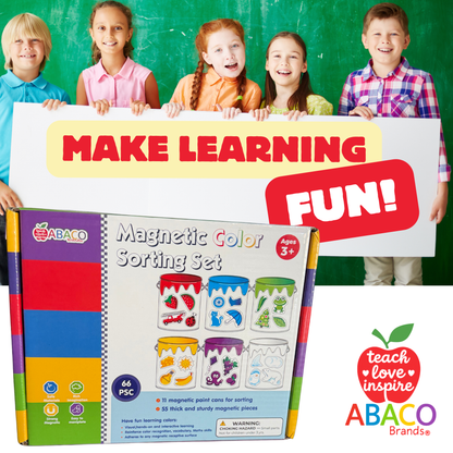 MAGNA-BLOCKS - Magnetic Base Ten Blocks Set for Math Learning, Manipulatives