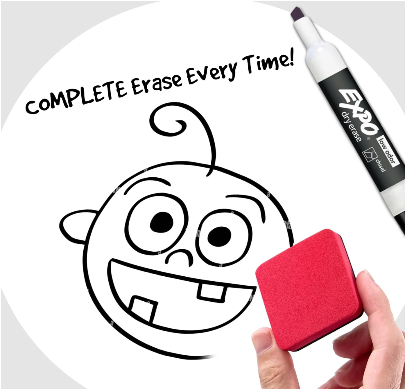 The Original TABLE SPOTS for Teachers - WHITE 10 PACK | No Staining, No Shadowing!